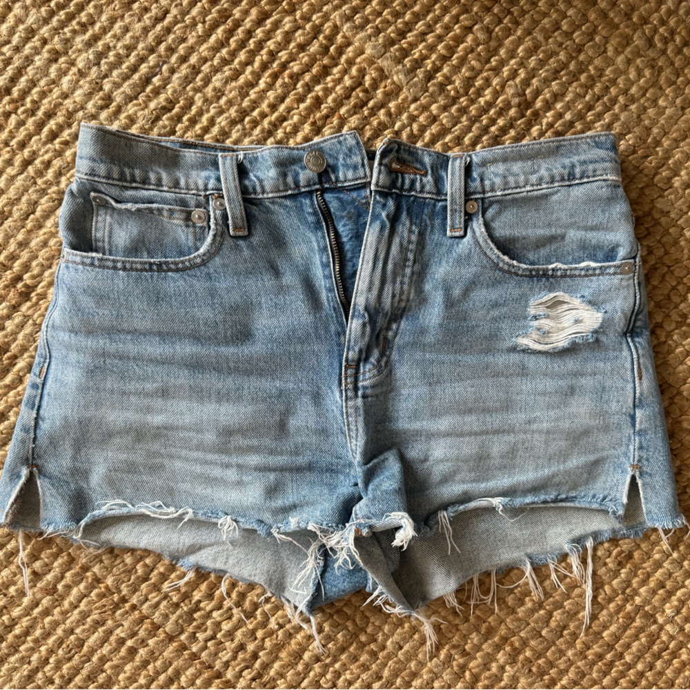 Madewell denim cutoff shorts